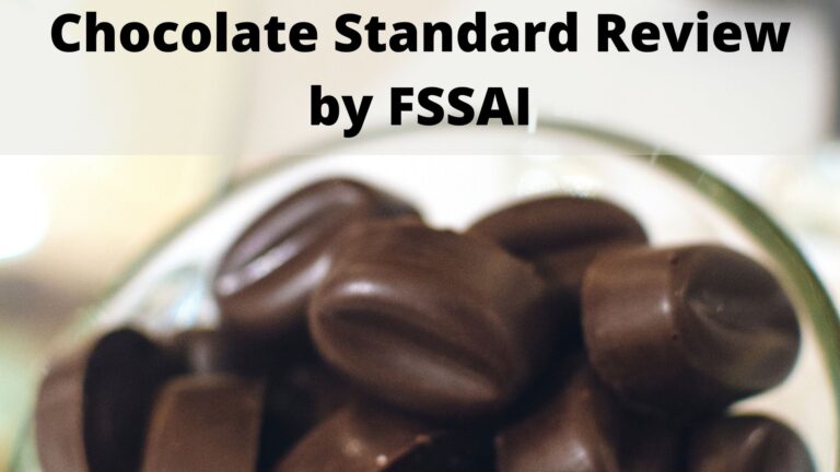 Chocolate Standard Review by FSSAI